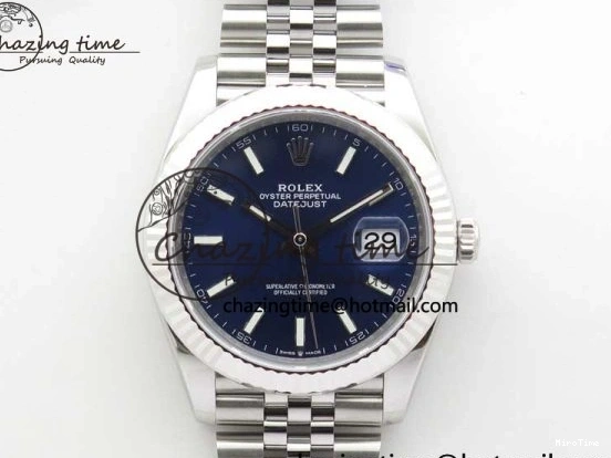 MiroTime 0327 Tailored DateJust 41 126334 904L SS VSF 1:1 Best Edition Blue Dial on 904L Jubilee Bracelet VS 2646